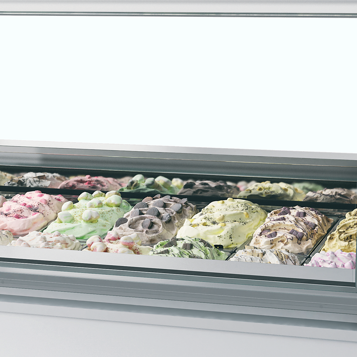Ventilated Scoop Ice Cream Display - MILLENNIUM LX20