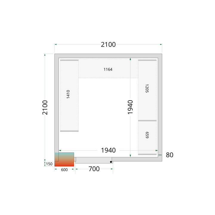 CRPF2121 - CRPF2121 Shelf Kit
