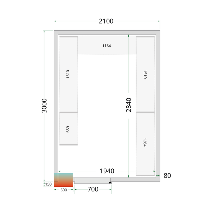 CRPF2130 - CRPF2130 Shelf Kit