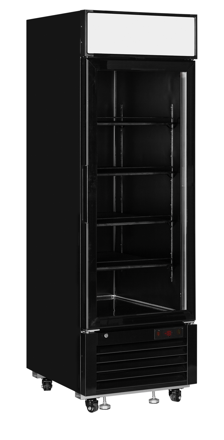 Glass Door Display Freezer - LGF2500 Black