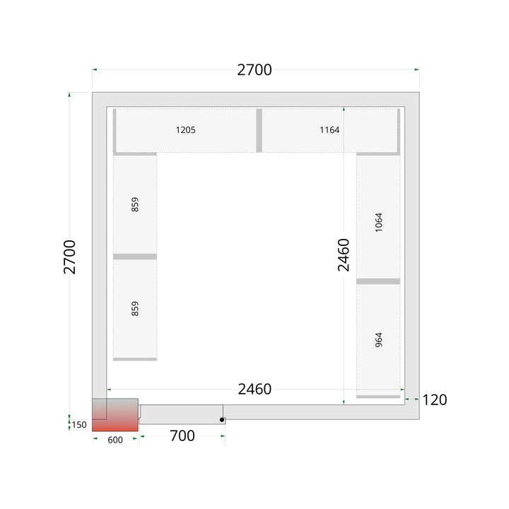 CRNF2727 - Shelf Rack System Kit