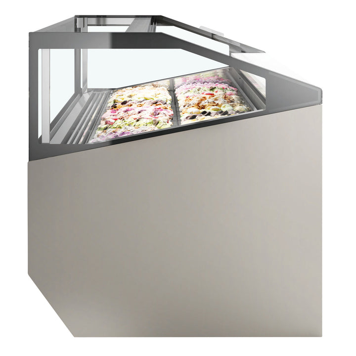 Ventilated Scoop Ice Cream Display - SUPER CAPRI 12