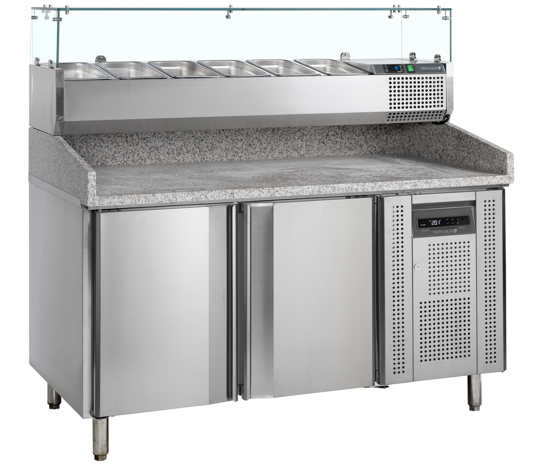 Pizza Table with Topping unit - PT1200 + VK38-150