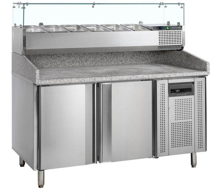 Pizza Table with Topping unit - PT1200 + VK38-150