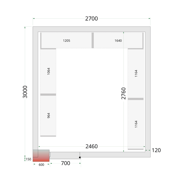 CRNF2730 - Shelf Rack System Kit