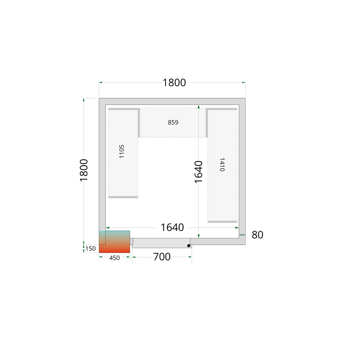 CRPF1818 - CRPF1818 Shelf Kit