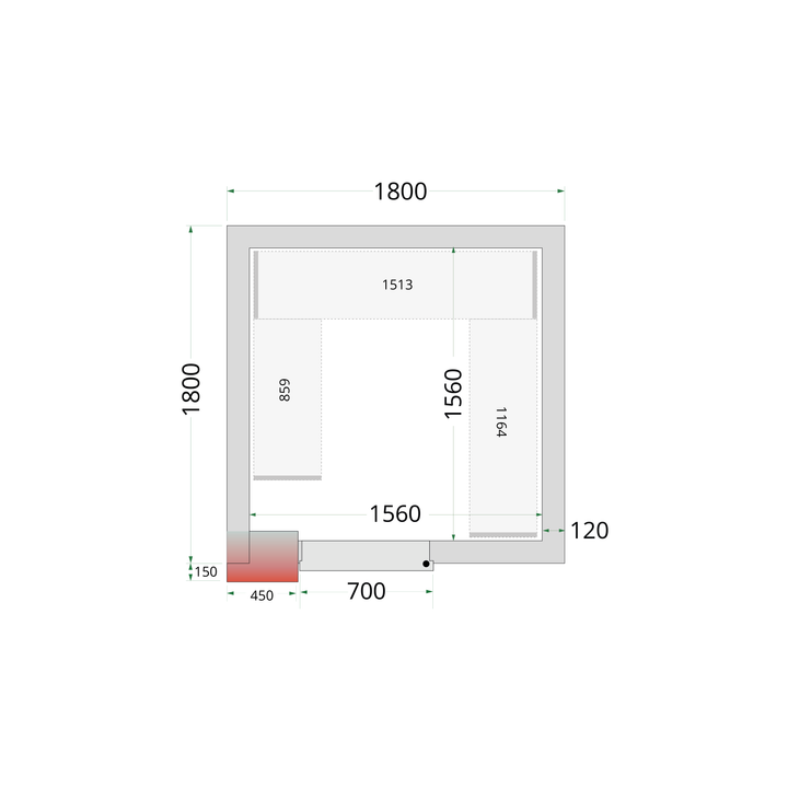CRNF1818 - CRNF1818  Shelf Kit