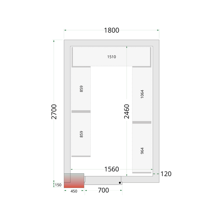 CRNF1827 - Shelf Rack System Kit
