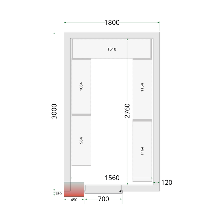 CRNF1830 - Shelf Rack System Kit
