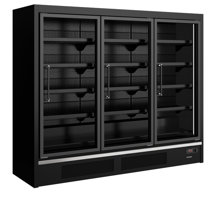 Glass Door Freezer - Galaxy+ GPF3D Black