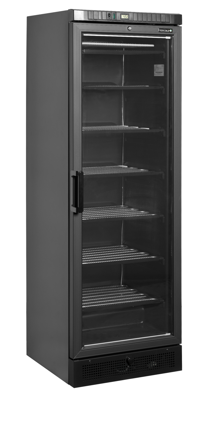Glass Door Display Freezer - UFSC371G Black