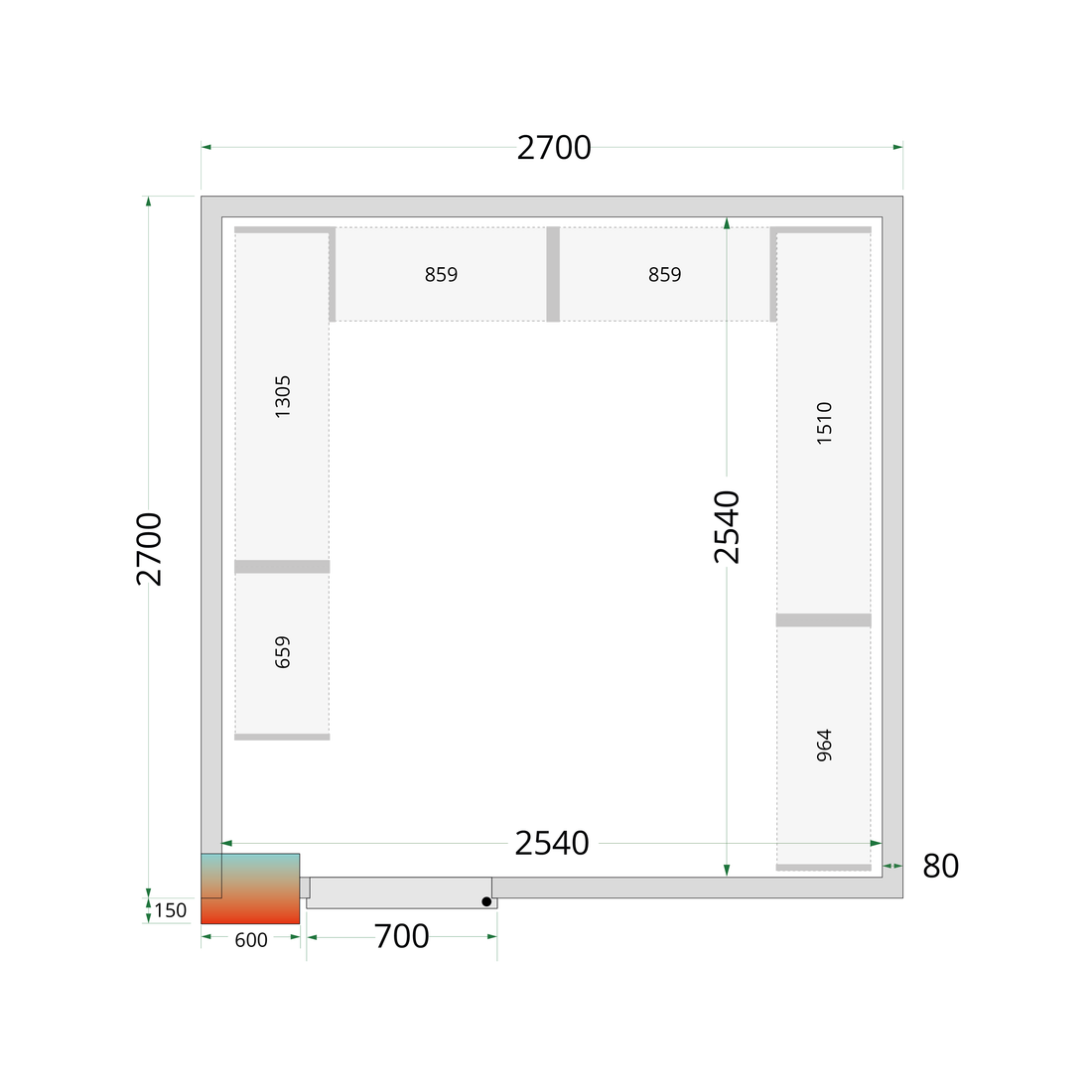 CRPF2727 - Shelf Rack System Kit